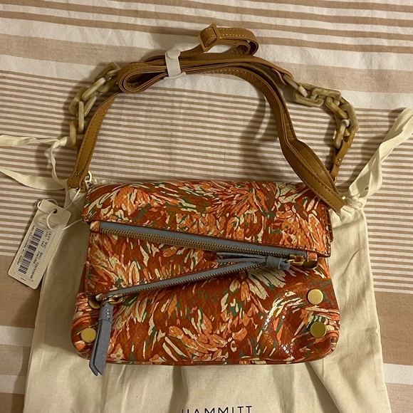 NWT! Hammitt Multipouch & Multicolored Abstract Floral Mini Crossbody Bag